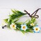 Hawaiian Flower Crown Set - 3 Pcs Hawaii Floral Headband and Tropical Plumeria Hair Clips